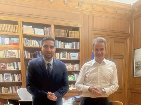 Με τον Πρωθυπουργό στο Μέγαρο Μαξίμου ο Κωνσταντίνος Κεφαλογιάννης