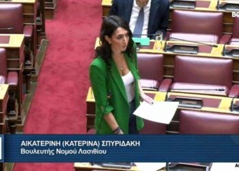 Με τον Υφυπουργό Υποδομών και Μεταφορών Ν. Ταχιάο συναντήθηκε η Κ. Σπυριδάκη