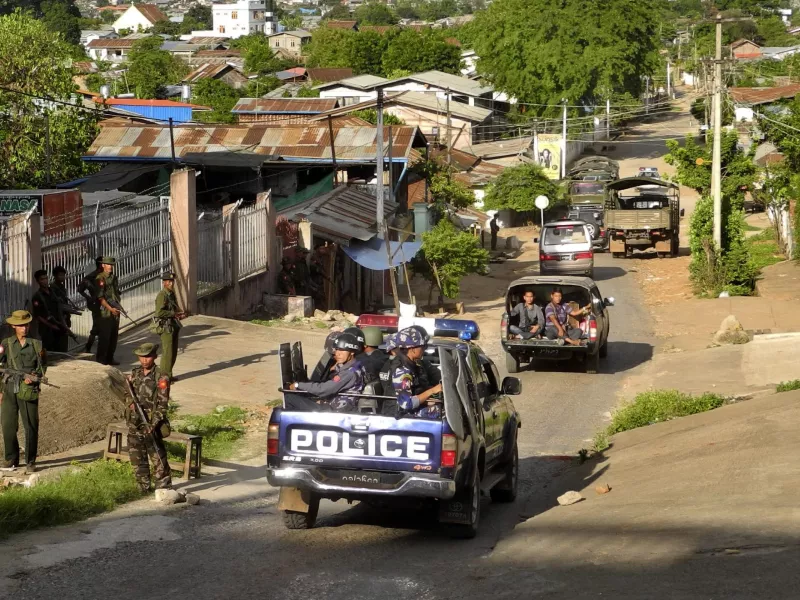 Αστυνομία στην Μιανμάρ