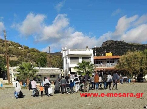 Νέα “καραβιά” μεταναστών στους Καλούς Λιμένες, ανάμεσα τους πέντε ανήλικοι – μεταφέρονται στο Ηράκλειο