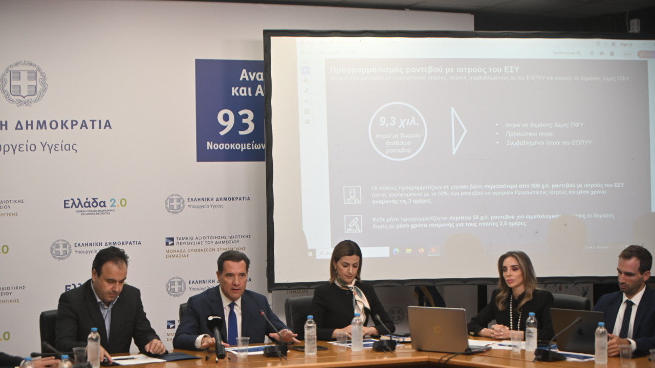 Νοσοκομεία: Παρουσιάστηκε το Ενιαίο Σύστημα Ηλεκτρονικών Ραντεβού