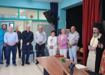 Ο Δήμαρχος Ηρακλείου στον Αγιασμό του Σχολείου Δεύτερης Ευκαιρίας