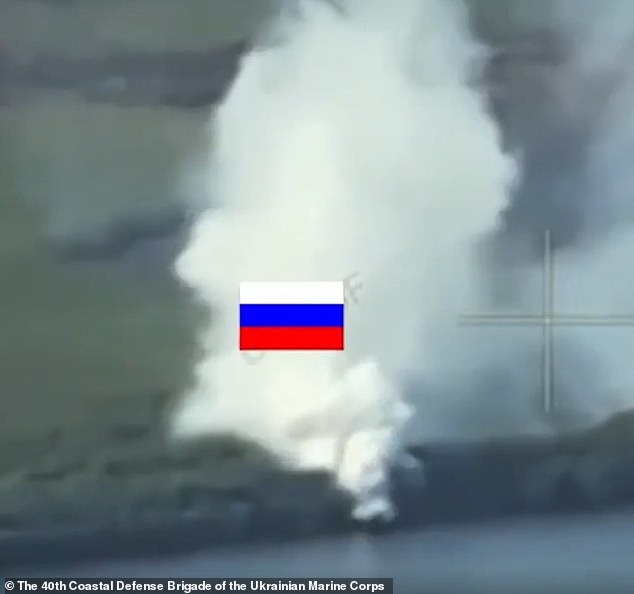 The islands are low-lying and surrounded by open water, leaving troops visible and easy to target from the air or across the river