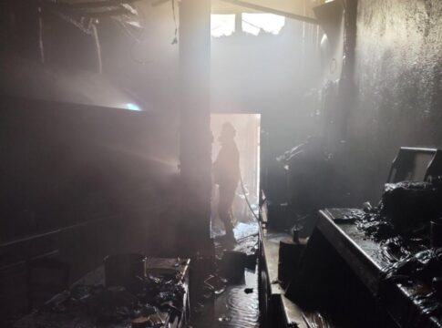 Ρέθυμνο: Φωτογραφίες από την πυρκαγιά στο ξενοδοχείο