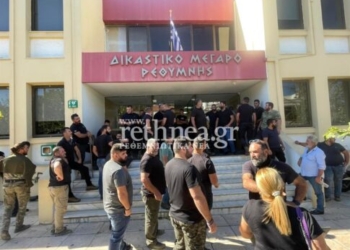 Ρέθυμνο: Στο Δικαστικό Μέγαρο το μπλόκο των αγροτοκτηνοτρόφων