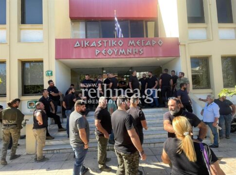 Ρέθυμνο: Στο Δικαστικό Μέγαρο το μπλόκο των αγροτοκτηνοτρόφων
