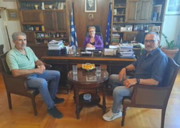 Στην Αντιπεριφερειάρχη Ρεθύμνου ο Αναπληρωτής Προϊστάμενος της Διεύθυνσης Δευτεροβάθμιας Εκπαίδευσης Ρεθύμνου