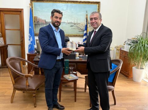 Στο Δημαρχείο Χανίων ο Πρέσβης του Αζερμπαϊτζάν Αrif Mammadov