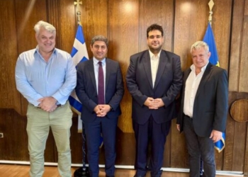 Συνάντηση Αυγενάκη – Λιβάνιου – Νικολιδάκη για έργα υποδομής, αθλητικές εγκαταστάσεις και το ζήτημα της λειψυδρίας στον Δήμο Φαιστού