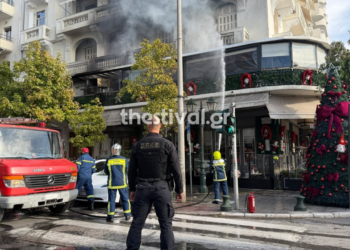 Θεσσαλονίκη: Φωτιά σε κατάστημα εστίασης στη Λεωφόρο Νίκης