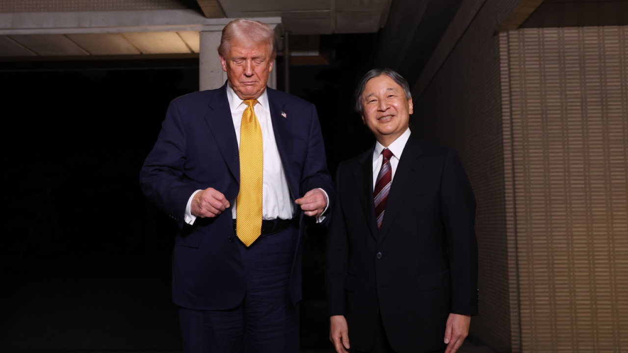 Τραμπ: Η συνάντηση με τον αυτοκράτορα Ναρουχίτο στην Ιαπωνία