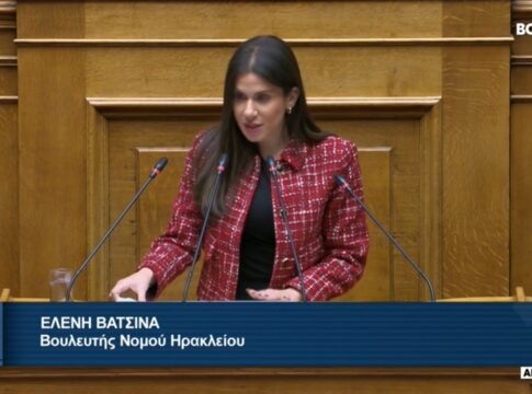 Άμεση ενίσχυση της ΜΕΘ του Βενιζελείου Νοσοκομείου ζητάει η Ελένη Βατσινά