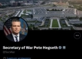 Από σήμερα επισήμως «υπουργείο Πολέμου» στις ΗΠΑ – Ο Πιτ Χέγκσεθ βίδωσε την πινακίδα – Δείτε το βίντεο