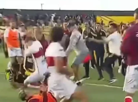 Αργεντινή: Απίστευτο ξύλο σε αγώνα της Β’ Εθνικής ανάμεσα σε παίκτες με μάχες σώμα με σώμα