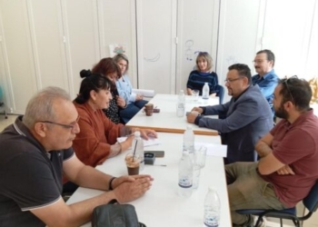 Επίσκεψη του Μανώλη Συντιχάκη στο Γενικό Νοσοκομείο και στο Κέντρο Ψυχικής Υγείας Χανίων