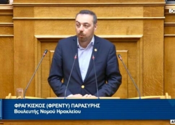 Φραγκίσκος Παρασύρης: «Οδηγείτε σε ασφυξία αγρότες και κτηνοτρόφους, τους κουνάτε και το δάκτυλο»