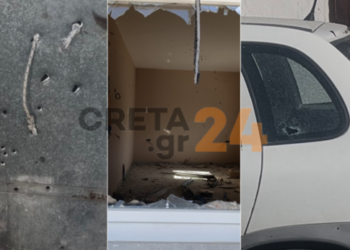 Γαζωμένα σπίτια και αυτοκίνητα μαρτυρούν τον «πόλεμο» που έγινε στα Βορίζια – Ανθρωποκυνηγητό για τον εντοπισμό των ενόπλων