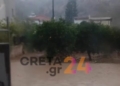 Κακοκαιρία στην Κρήτη: «Χείμαρρος» στο Παλαιόκαστρο – Oι περιοχές με τα μεγαλύτερα ύψη βροχής