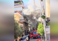Μεγάλη πυρκαγιά σε διαμέρισμα στο Μπραχάμι