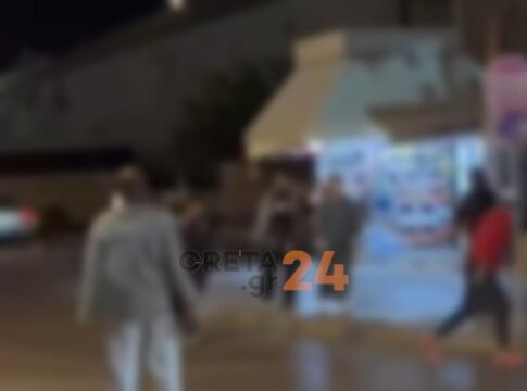 Μια σύλληψη για το μαχαίρωμα στο κέντρο του Ηρακλείου