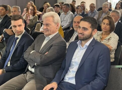 Ο Κωνσταντίνος Κεφαλογιάννης στην εκδήλωση της Ένωσης Ασκουμένων και Νέων Δικηγόρων Ηρακλείου