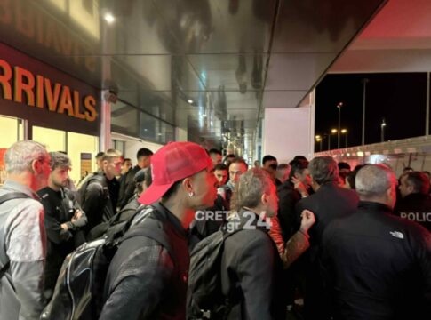 Πήγαν στο αεροδρόμιο, τα έψαλλαν στην αποστολή του ΟΦΗ!