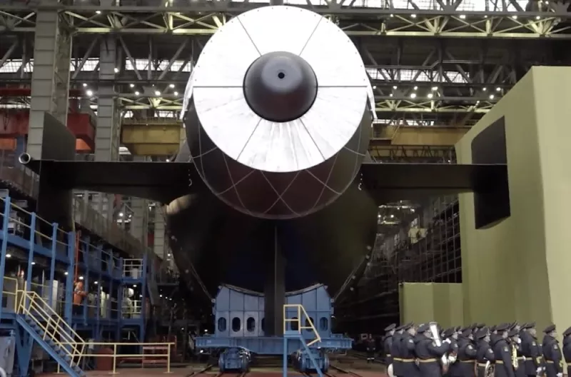 Ρωσία: Καθέλκυσε το νέο πυρηνικό υποβρύχιο Khabarovsk - Βίντεο, φωτό