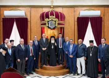 Στην συνεδρίαση της ΔΣΟ στο Αμμάν και στην επίσημη επίσκεψη στο Πατριαρχείο Ιεροσολύμων ο Χάρης Μαμουλάκης