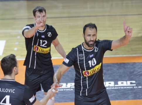 To βόλεϊ του ΟΦΗ στην ΚΕΡΚΙΔΑ της τηλεόρασης CRETA: Γιάννης Καλμαζίδης και Ανδρέας Ανδρέαδης, από το γήπεδο, στο…στούντιο!