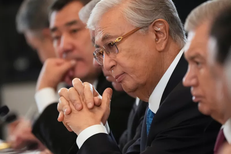 Kazakhstan's President Kassym-Jomart Tokayev