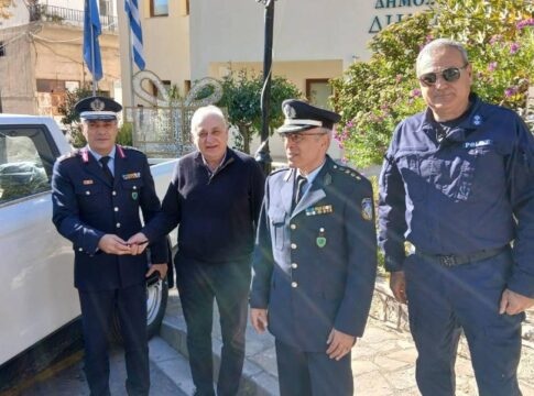 Δωρεά ενός περιπολικού αυτοκινήτου στο Αστυνομικό Τμήμα Βιάννου