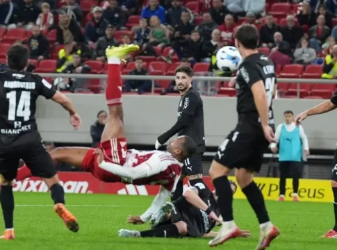 Έπεσε… αμαχητί στο Φάληρο ο ΟΦΗ, έχασε με 3-0 από τον Ολυμπιακό