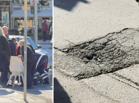 Ηράκλειο: Τρόμαξε από τη διερχόμενη μηχανή αλλά τελικά τραυματίστηκε εξαιτίας της λακκούβας!
