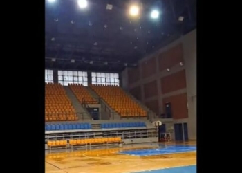 Κακοκαιρία Byron: Έβρεξε και… μέσα στο κλειστό Κλαδισού!