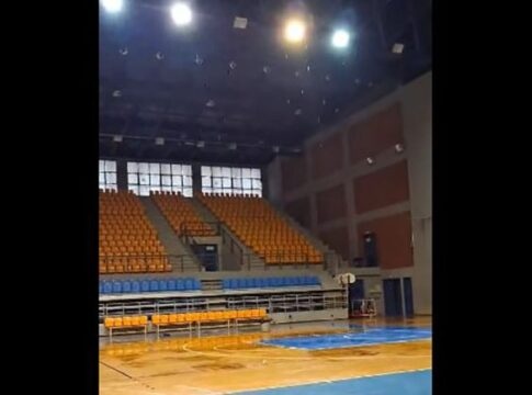 Κακοκαιρία Byron: Έβρεξε και… μέσα στο κλειστό Κλαδισού!