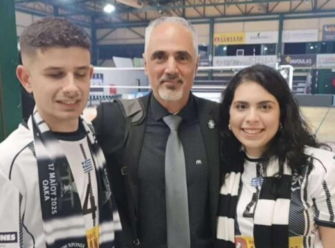 Κωνσταντίνος Τσαγκατάκης: Ανατριχίλα και συγκίνηση στο κλειστό του ΒΑΚ για ένα μεγάλο νικητή της ζωής!