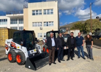 Με δύο νέα μηχανήματα έργου ενισχύθηκε ο στόλος οχημάτων του Δήμου Γόρτυνας
