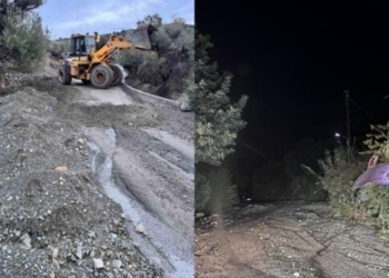 Μεσαρά: Κατολισθήσεις από τον «Byron» στον νότο – Δείτε φωτογραφίες