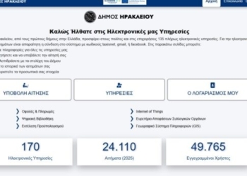 Ψηφιακή αναβάθμιση στον Δήμο Ηρακλείου: 120 νέες υπηρεσίες πλέον διαθέσιμες στους πολίτες
