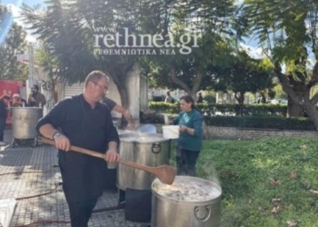 Ρέθυμνο: Με… καζάνια και βραστό η νέα κινητοποίηση των αγροτοκτηνοτρόφων (φωτογραφίες)