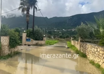 Σοκαριστικές εικόνες: H ΕΜΑΚ διέσωσε οικογένεια από πλημμυρισμένο δρόμο στη Λακωνία - Προβλήματα σε πολλές περιοχές