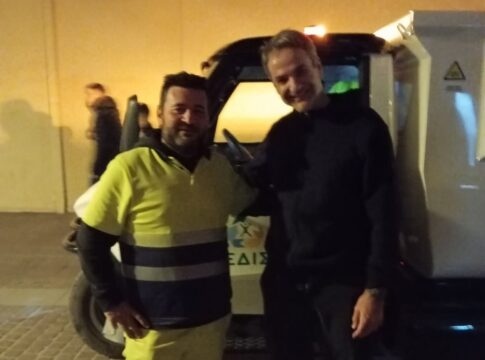 Στα Χανιά ο Κυριάκος Μητσοτάκης