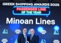 Στις Μινωικές Γραμμές το βραβείο «Passenger Line of the Year 2025»