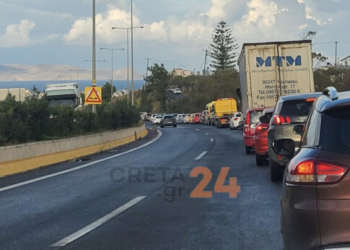 Το «μπλόκο» στην Εθνική και το κυκλοφοριακό κομφούζιο (βίντεο)