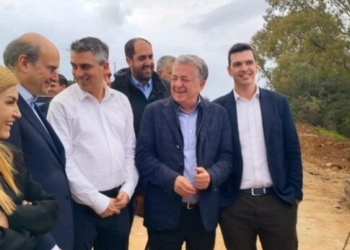 Αυτοψία Χατζηδάκη και ηγεσίας του Υπουργείου Υποδομών στο εργοτάξιο του ΒΟΑΚ στα Χανιά – Φωτογραφίες