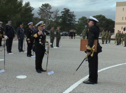 Αλλαγή σκυτάλης στον Ναύσταθμο Κρήτης