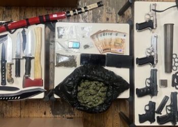 Ανώγεια: Το μισό κιλό κάνναβης «οδήγησε» σε οπλοστάσιο