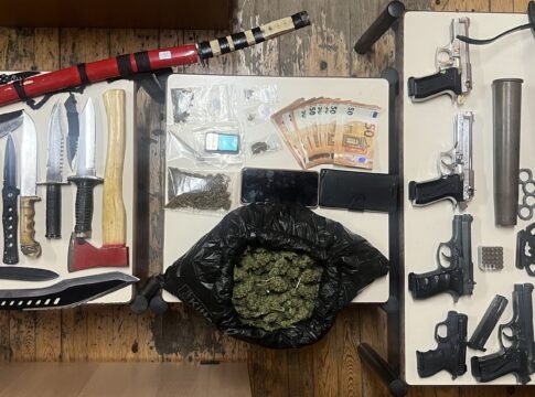 Ανώγεια: Το μισό κιλό κάνναβης «οδήγησε» σε οπλοστάσιο