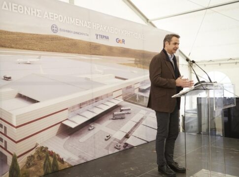 Επίσκεψη – εξπρές του Κυριάκου Μητσοτάκη στο αεροδρόμιο Καστελίου!