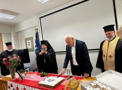 Η πρώτη Δοξολογία για το 2026 και η κοπή της πρωτοχρονιάτικης πίτας στο Δήμο Βιάννου